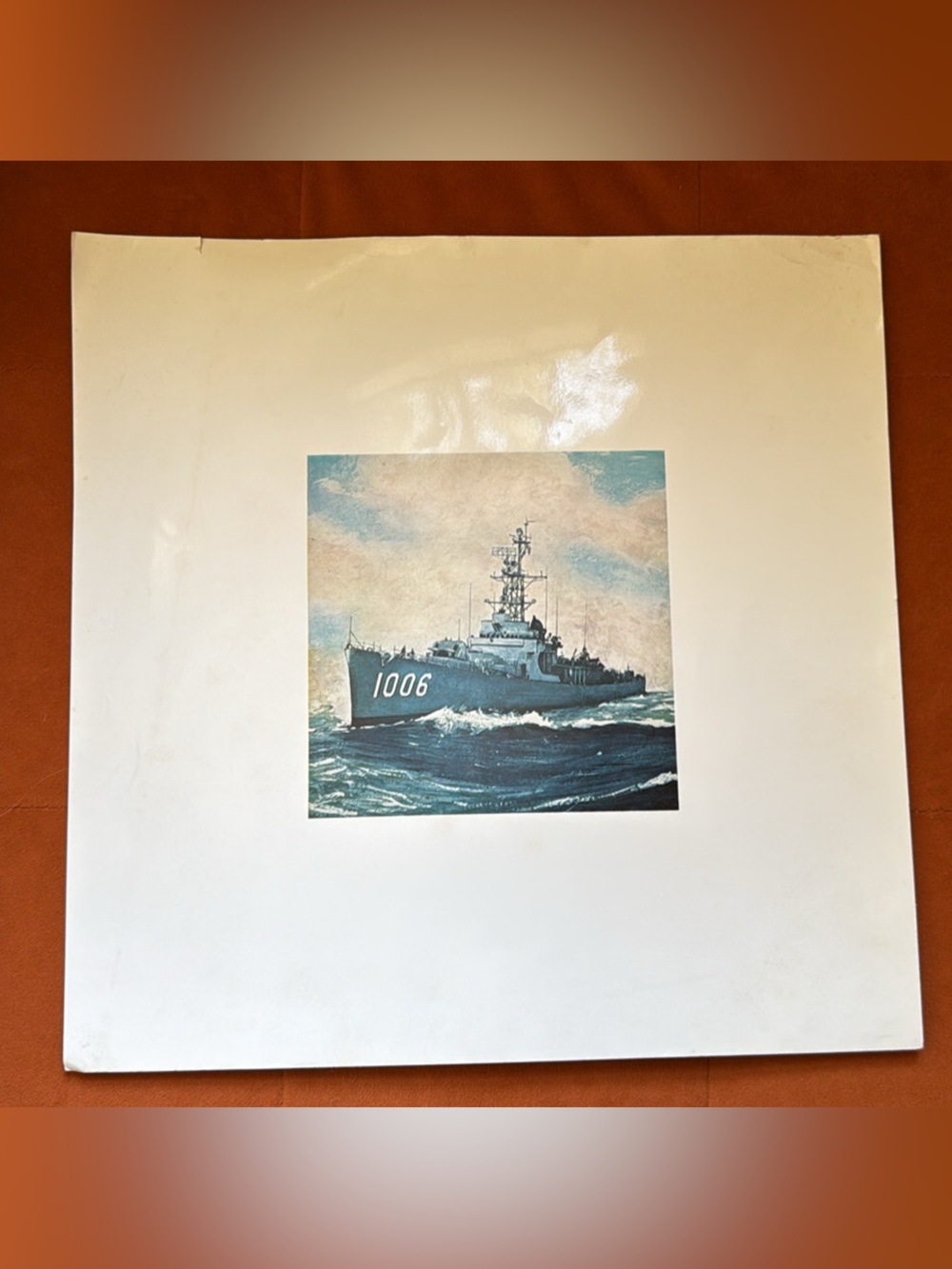 (8) 13x13 Vintage Navy Ship Prints on semigloss paper